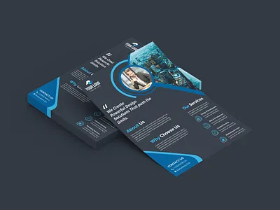 CORPORATE FLYER advertisement agency branding brochure business corporate creative design dodger flyer graphic graphic design handbill handout leaflet marketing modern pamphlet poster professional