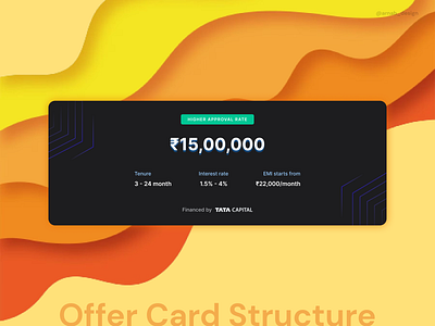 Card Design design graphic design portfolio design productdesign ui uiuxdesign ux visual design