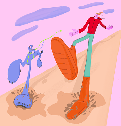 Mud Season graphic design illustration