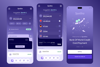 Spotlira Finance Bank App app bank cashback finance fintech mobile design ui ui design ui ux wallet