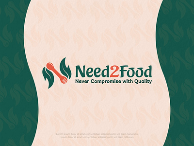 Need2Food Logo Design 3d animation app branding design graphic design illustration logo ui vector
