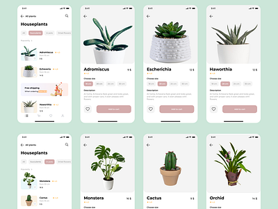 Mobile application for indoor plants app beautiful design best design design houseplant app indoor flower app indoor flower mobile app indoor flowers mobile app design indoor plants mobile app indoor plants mobile app design mobile app mobile app design mobile design ui ux uxui mobile app