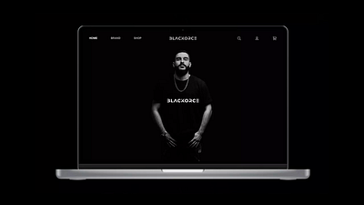 Blackorce - The Dark Knight of Apparel Websites dark theme dark themed design e commerce fashion website ui ux design web design website design wordpress