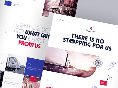 Freight Website🔥 cargo cold logistic design freight header landing landingpage light logistic service multimodal page site trend ui uidesign uiux web website