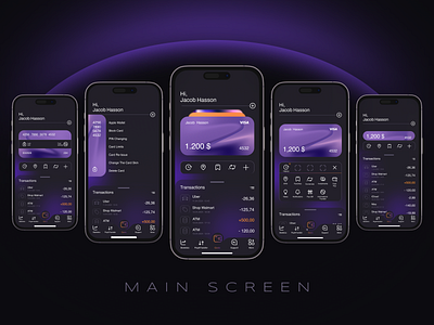 Mobile Banking App Design android app bank card banking e wall finance finance app fintech ios mobile app mobile design payment transaction ui uxui designer