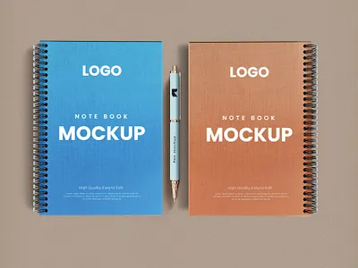 Free Notebook Mockup PSD free free mockup freebies mockup mockup design mockup psd notebook product design psd mockup