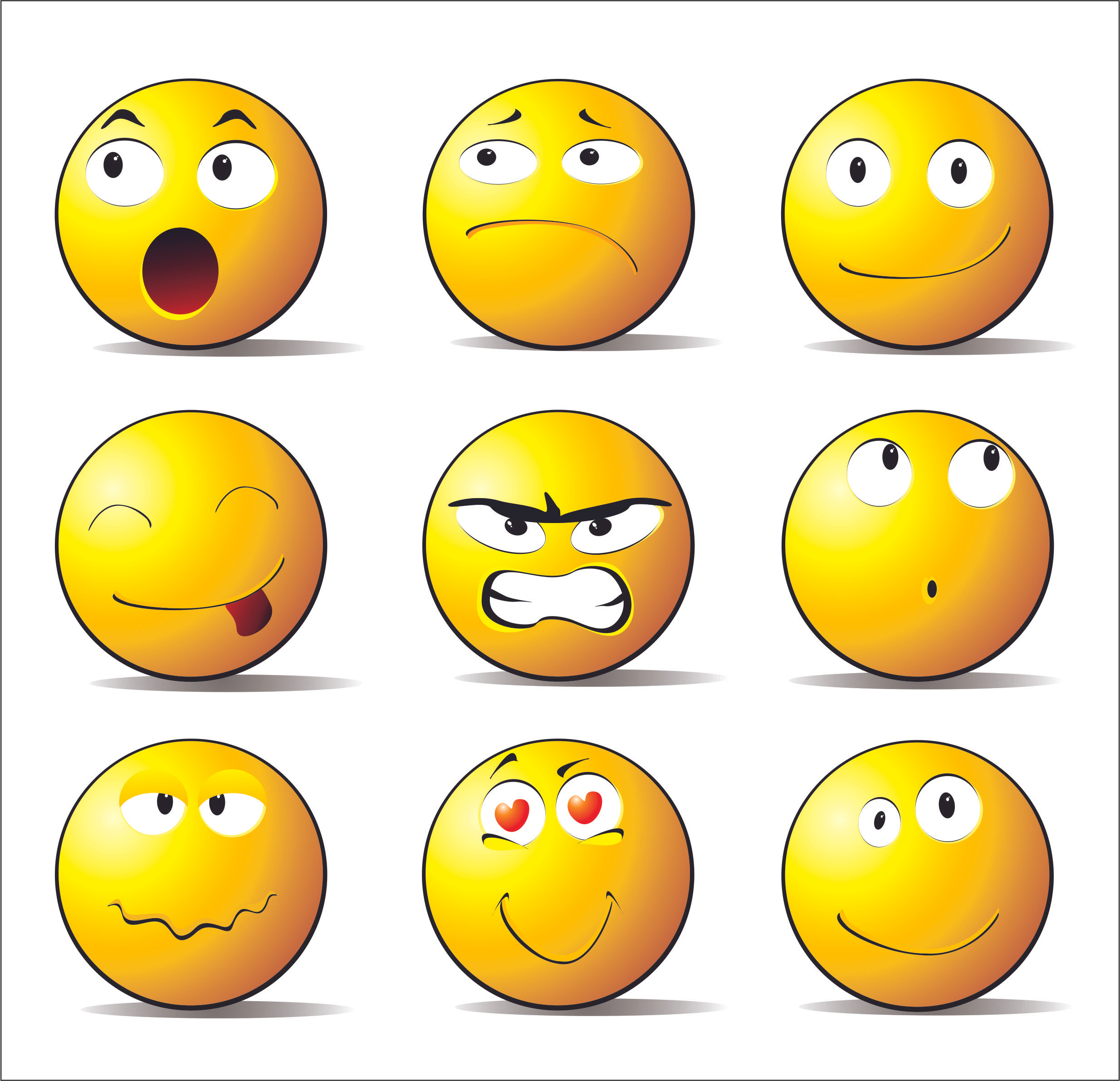 Smilies design graphic design illustration