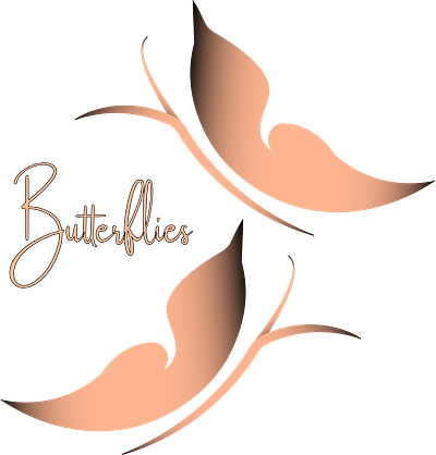 Butterflies branding design graphic design illustration logo