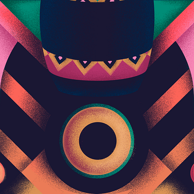 Gracias Montevideo, Candombe candombe character colombia color design illustration montevideo sebastianarteaga