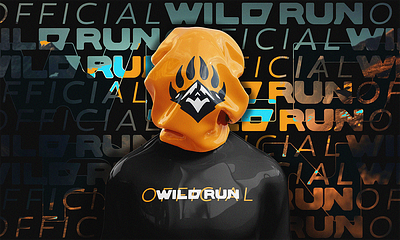 Wild Run - Logo Design bear brand branding claws design emblem graphic design illustration logo logodesign mountains run running vector visual indetity wild