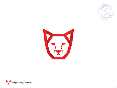 Cheetah logo design Template