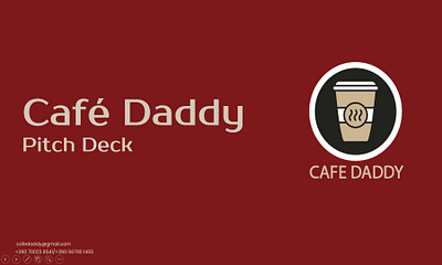 Cafe Daddy slides Design design graphic design illustration ppt slide decks