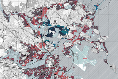 Boston Sea Level Rise Infographics data visualization graphic design illustration