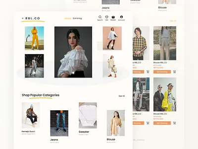 Rbl website 3d animation graphic design logo motion graphics ui