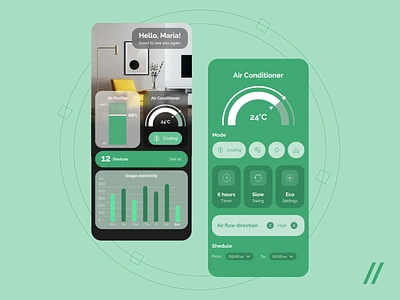 Smart House Mobile iOS App android animation app app design app interaction control dashboard design devices home ios iot mobile mobile app mobile ui motion online smart ui ux