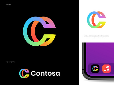Contose Logo Design | Logo Design branding contose design identity logo logodesign story