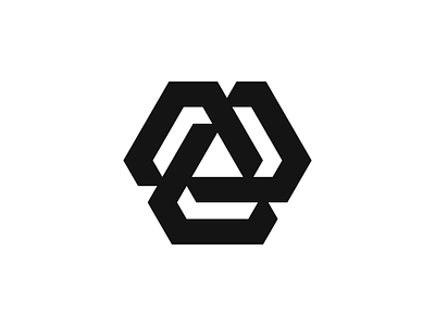 Hexagon Logo brand identity branding creative design designer geometric graphic design hex hexagon logo logomark modern negative space unique visual indentity white space
