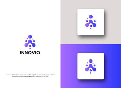 INNOVIO Technology Logo branding graphic design illustration innovio technology logo logo logomakerjerin technology technology logo wordmark logo
