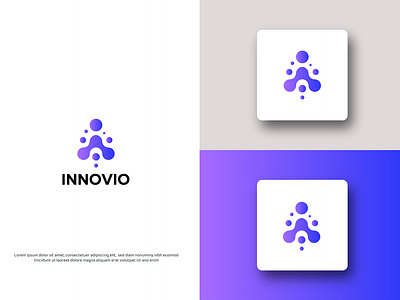 INNOVIO Technology Logo branding graphic design illustration innovio technology logo logo logomakerjerin technology technology logo wordmark logo