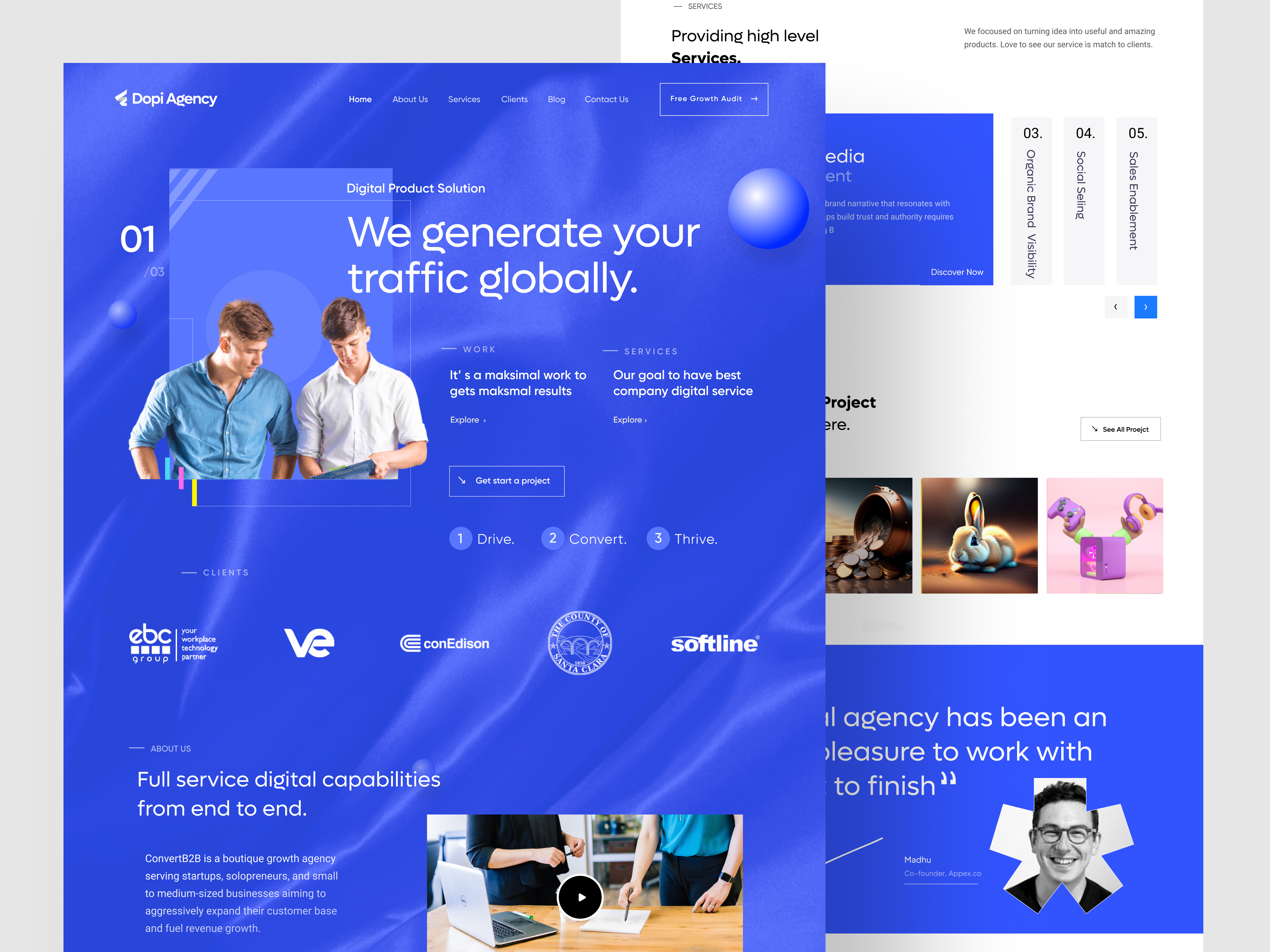 Example of High Converting Landing Page Design