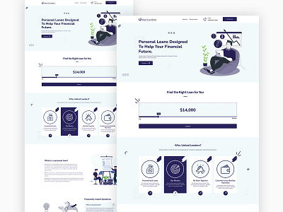 Financial website Page agency branding cleaning corporates design ui ux