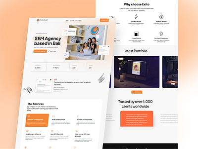 EXITO - SEM Agency Landing Page