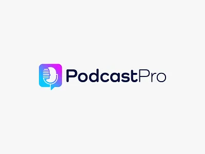 Podcast logo design brand identity branding branding design company logo creative logo flat logo design gradient logo graphic design human microphone minimalist logo modern logo personal brand podcast logo professional logo