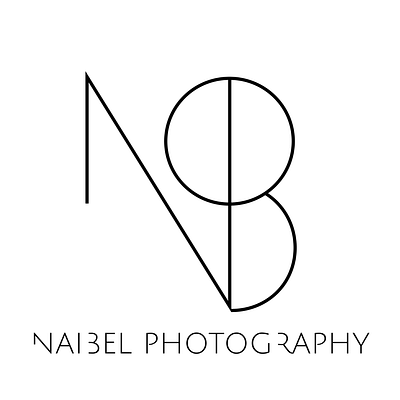 Naibel Photography graphic design logo minimalism minimalistic logo typography