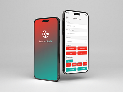 Daaem Audit App app design graphic design ui ux