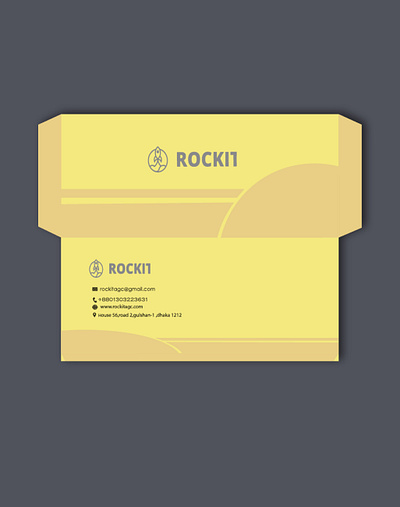 envelope branding company envelope graphic design logo office school stationary university