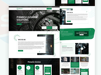 Lift Services Website landing page Design agency branding cleaning corparte corporates design graphic design ui ux