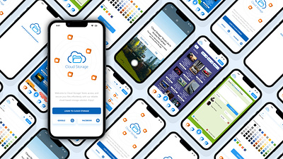 Cloud Storage Application Prototype Using Figma! figma ui ux