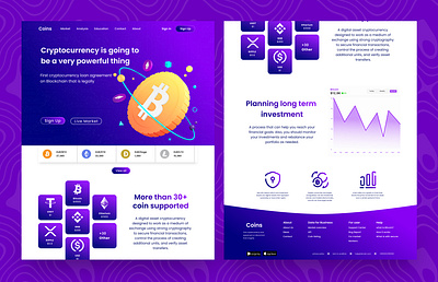 Crypto Digital Asset Trading Website 3d app aset digital crypto cryptocurrency design design website digital graphic design illustration minimal ui ui aset digital ui crypto ui cryptocurrency ui ux crypto ux vector web website