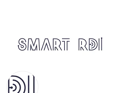 SMART RDI branding 2d blue branding design digital graphic design illustration it logo solutions tech ui