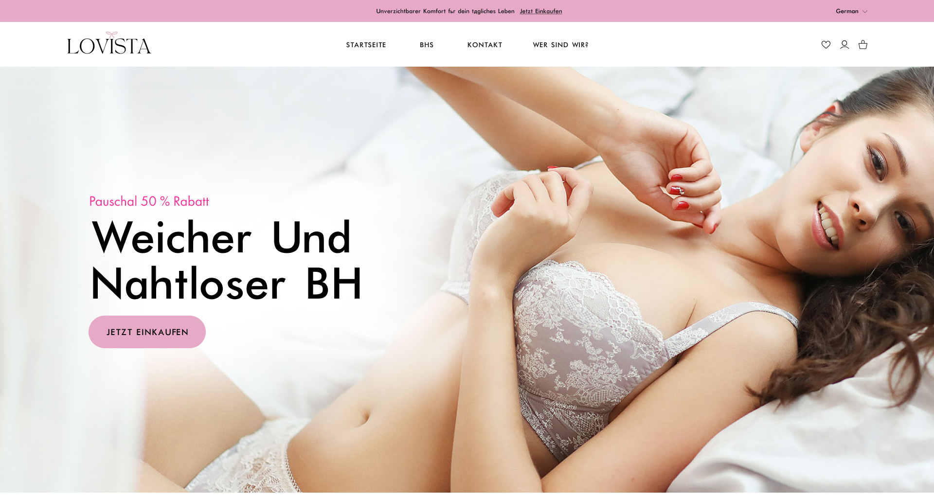 Lovista branding ecommerce figma ui