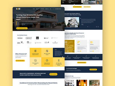 Buildmate | Construction Company | Website Redesign construction design webdesign website
