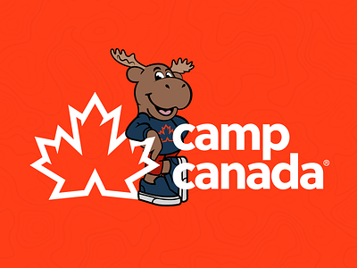 Camp Canada Mascot - Meet Maple adventure animal illustration branding camp canada design illustration mascot moose outdoors summer camp vector