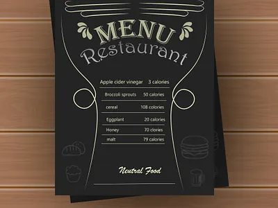 chalkboard food menu branding chalk board food menu company graphic design illustration logo office restaurant social media post