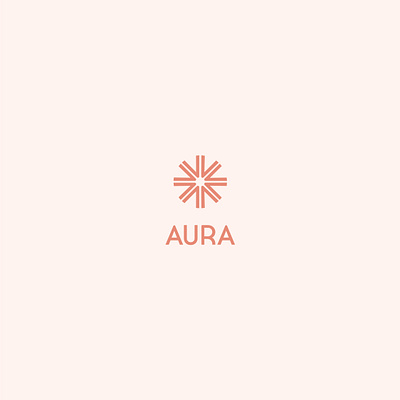 Logotype for AURA clouthes brand branding design graphic design logo vector типографіка
