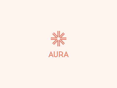 Logotype for AURA clouthes brand branding design graphic design logo vector типографіка