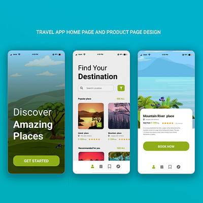 Travel App app ui app ux branding corporate design graphic design hi quality travel travel app travel app ux travle app ui ui uiux ux