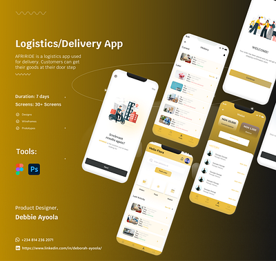 Logistics App bus car delivery goods logistics order orders