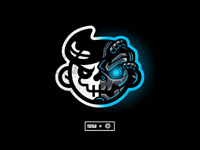 Collaboration Art Challenge with Skullface design e sports logo graphic design illustration logo mascot logo vector