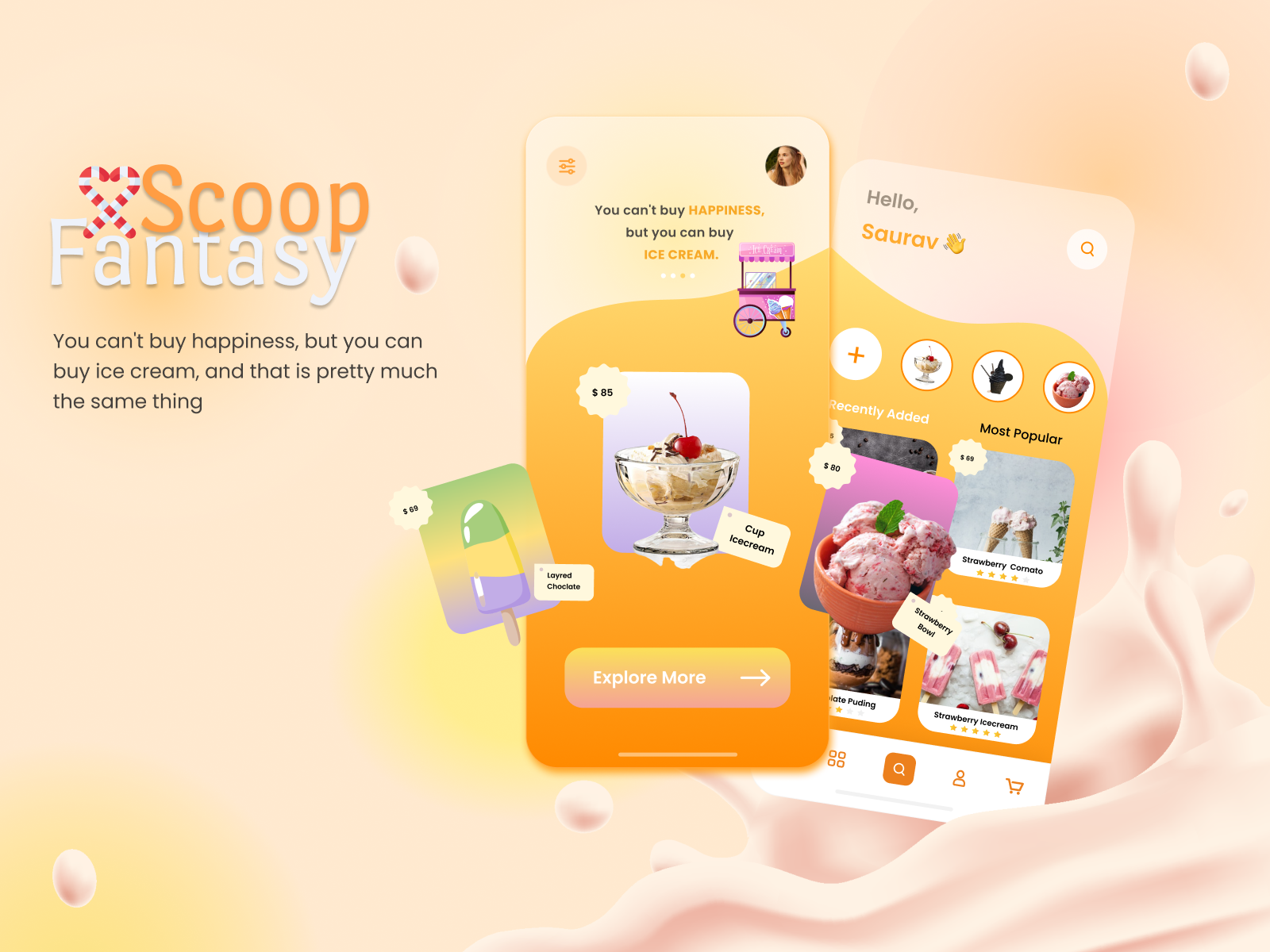 Scoop Fantasy Mobile App by Saurav Katoch on Dribbble