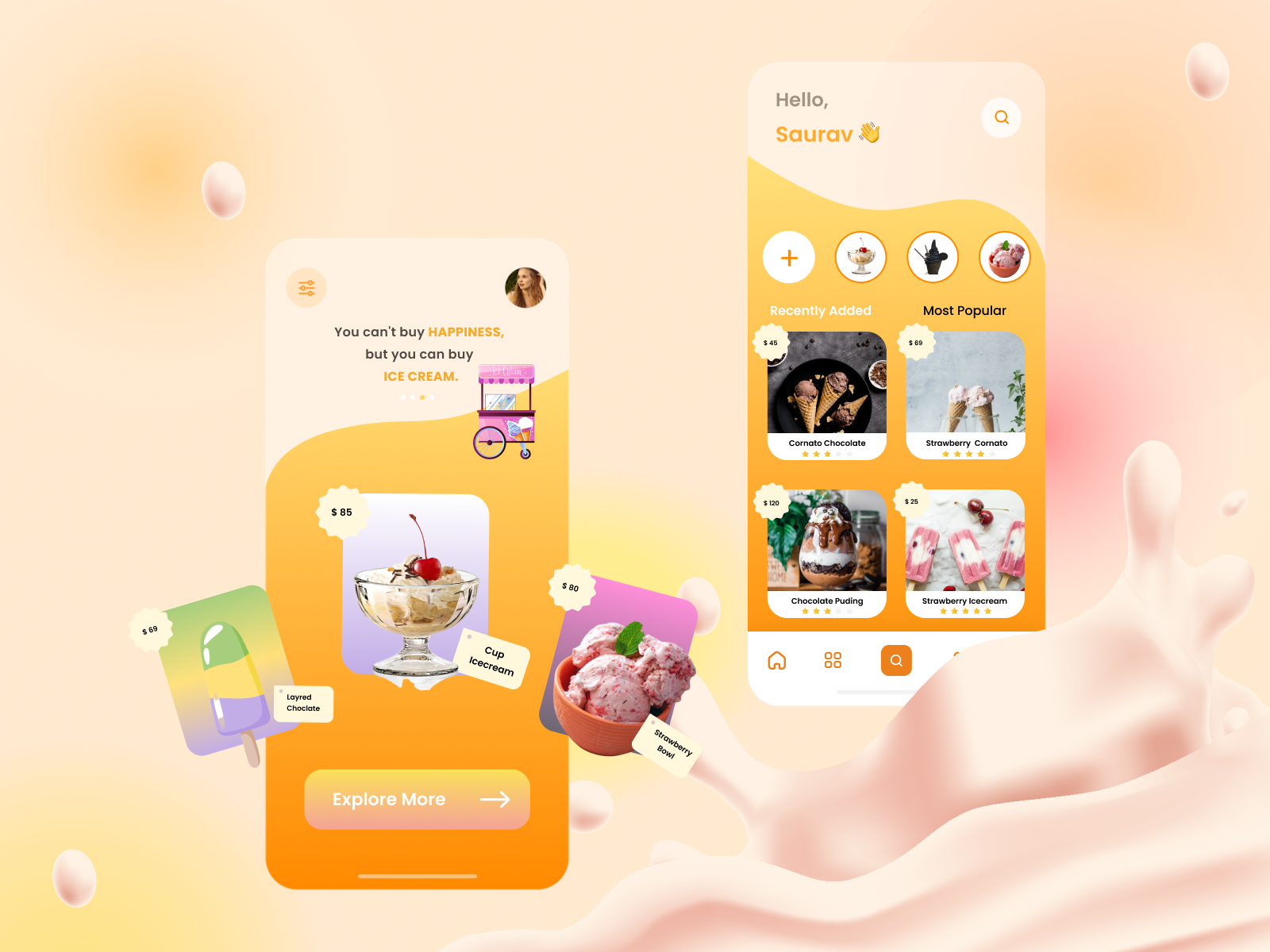 Scoop Fantasy Mobile App by Saurav Katoch on Dribbble