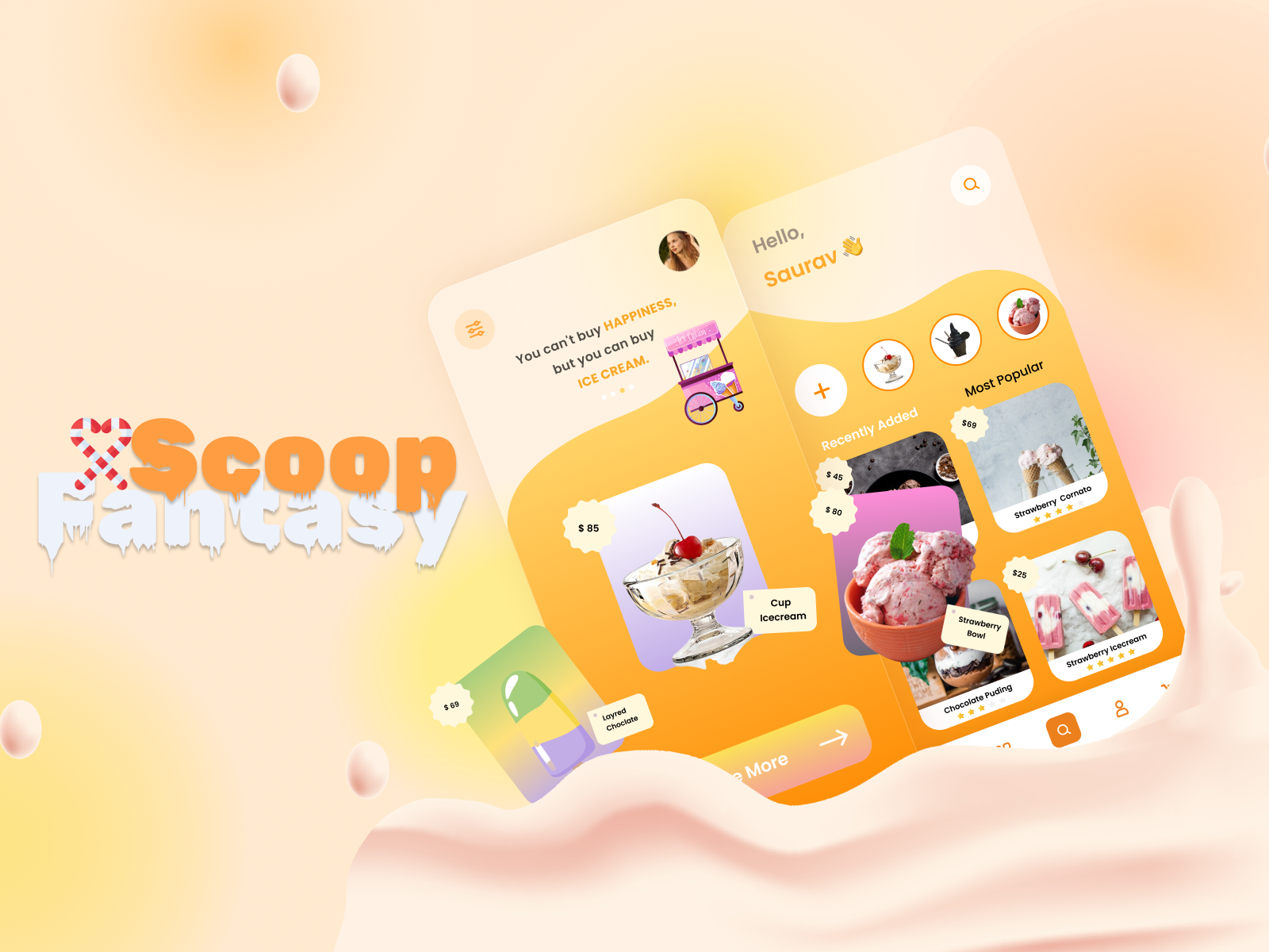 Scoop Fantasy Mobile App by Saurav Katoch on Dribbble