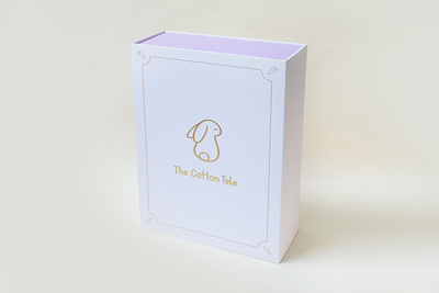 The Cotton Tale Packaging Design baby brand baby clothing packaging baby packaging creative packaging cute packaging graphic design packaging design storybook packaging