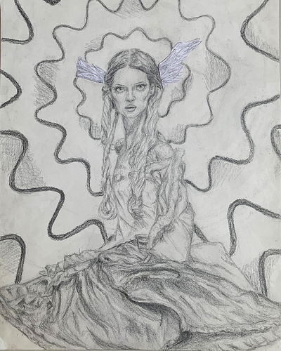 Kate Moss drawing fashion illustration kate moss pencil sketch