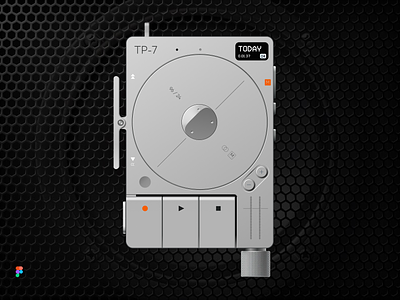TP - 07 Field Recorder branding dailyui design designinspiration illustration inspiration logo productdesign ui user interface