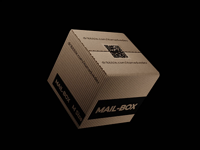 #166 Mail Box / 3D Animation by Blender 3d animation black branding design dribble graphic design motion graphics